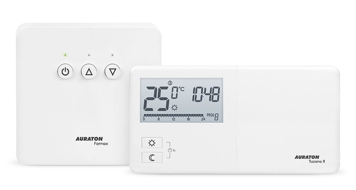 Беспроводной программируемый терморегулятор AURATON Tucana SET (R25 RT) с датчиком температуры воздуха, накладной, 16 А AURATON 2025 RT - фото 5224
