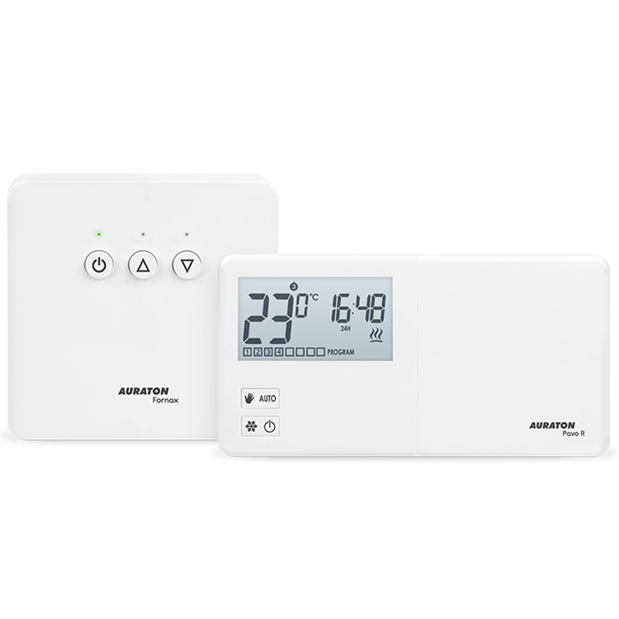 Беспроводной программируемый терморегулятор AURATON Pavo SET (R30 RT) с датчиком температуры воздуха, накладной, 16 А AURATON 2030 RT - фото 5241