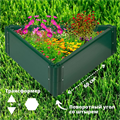 Клумба-трансформер ЭкоГрядка пластиковая с поворотным углом 3 х 0,6 м (три панели по 60 см, высота 22 см) Клумба ЭкоГрядка 3 х 0,6 м
