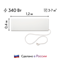 Инфракрасный обогреватель СТЕП2-340/1,2х0,4 (340 Вт, 1200х400 мм) настенный / потолочный / напольный - фото 7264